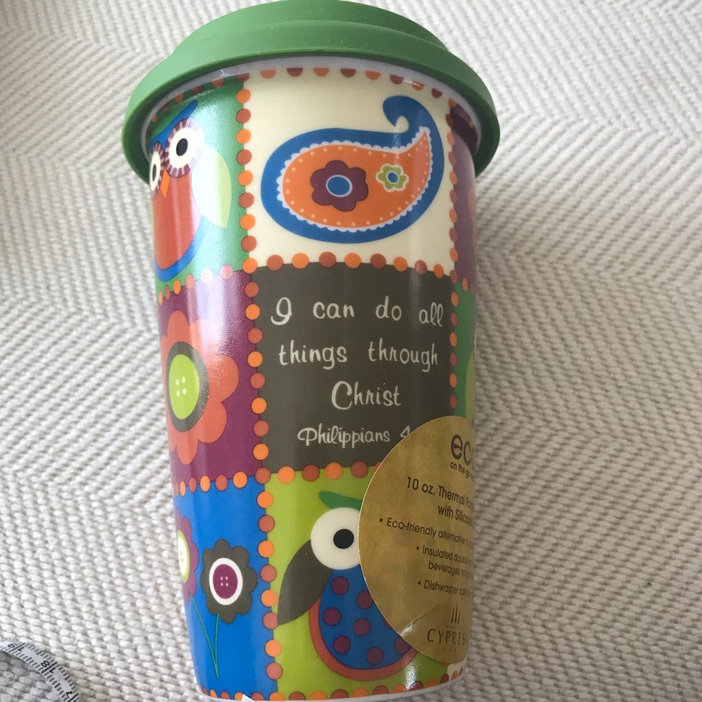 Thermal porcelain cup